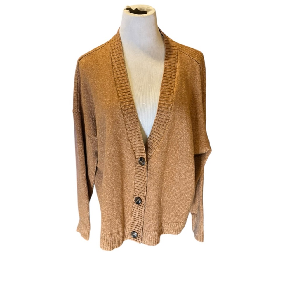 Wild Fable Light Brown Cardigan Sweater Size XXL
